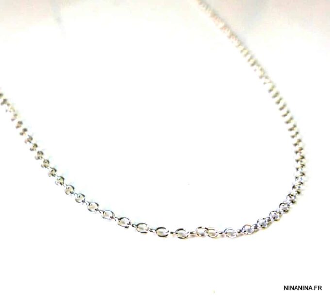 N4933b chaine argent massif