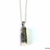 N4943e collier pendentif funéraire argent massif