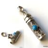 N4949 Pendentif cineraire Argent 925 massif Et Turquoise - Bijoux Pendentifs en ligne Ninanina