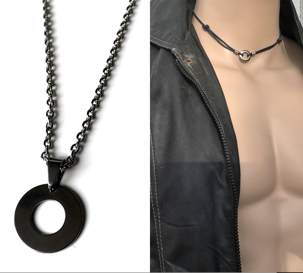 Collier Fantaisie En Acier - Bijou Occasion Chic Et Tendance