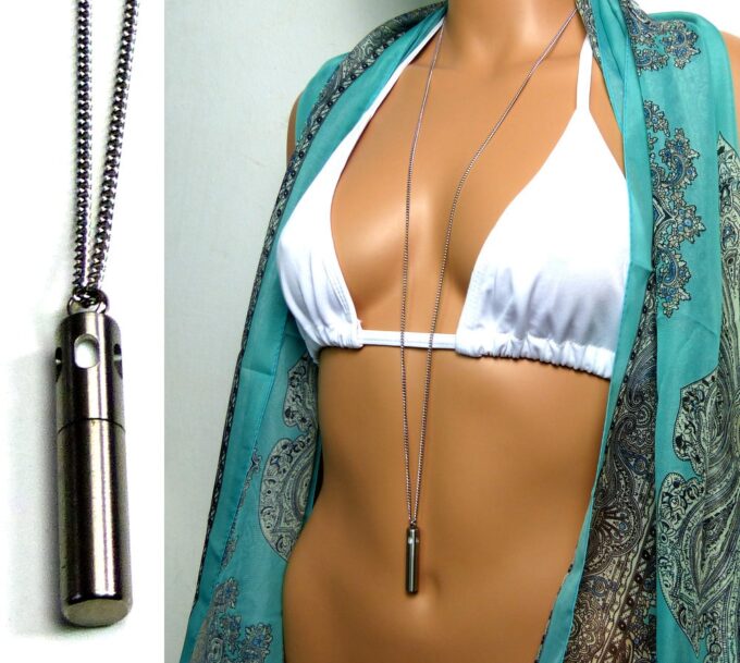 N5019 Collier long diffuseur de parfum