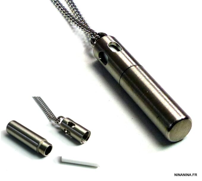 N5019a Collier long diffuseur de parfum