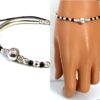 N5032a bracelet cordon bohème métal argenté