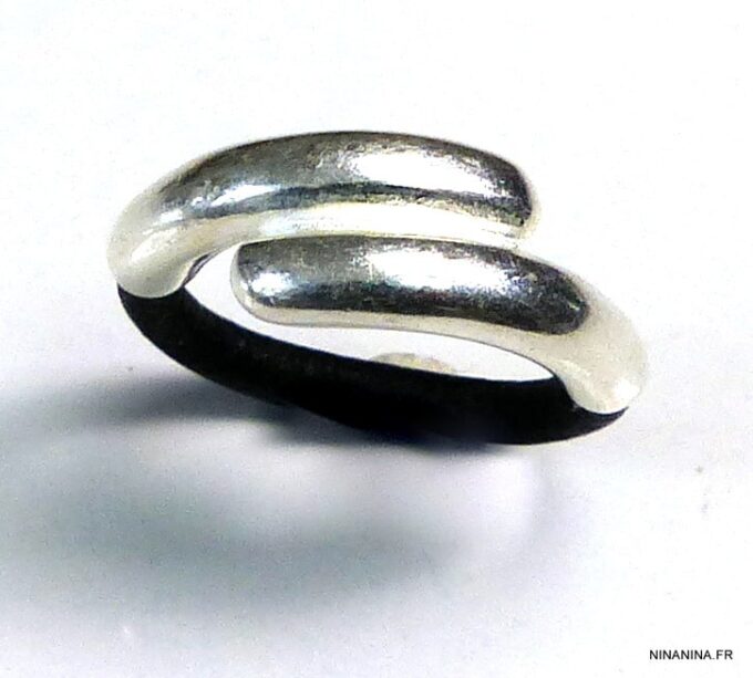 N5036d bague cordon cuir zamak