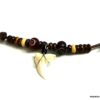 N5106A Collier cordon dent de requin