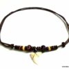 N5106B Collier cordon dent de requin