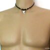 N5106D Collier cordon dent de requin