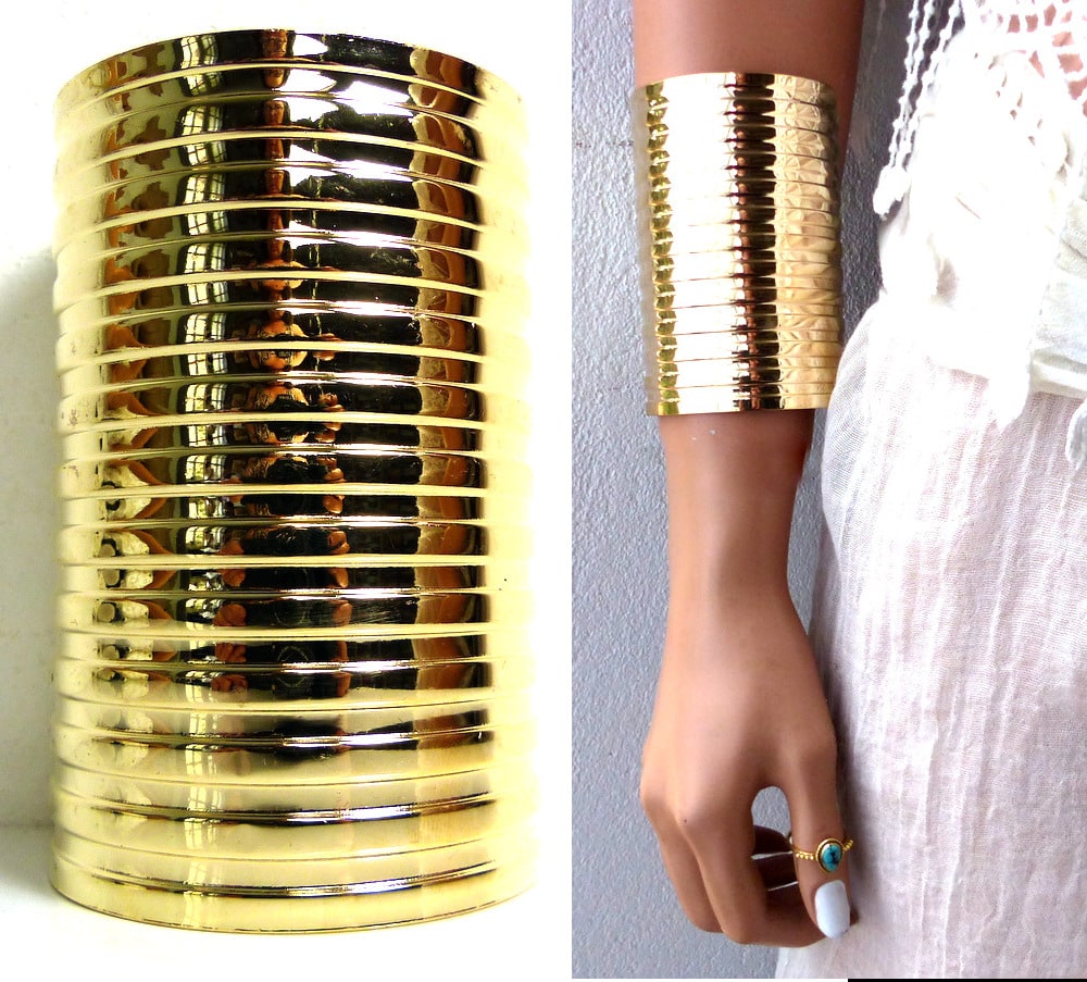 Bracelet Manchette En Cuir PU Et Métal - Crochet Pêche Noir Marron - Unisexe - Style Surfeur - Neuf Sans Emballage