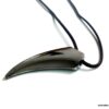 N5162a Collier cordon dent de requin hématite