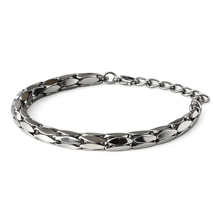 N5192 Bracelet de biceps ethnique Femme style tribal argenté - Bijoux bracelets femmes en ligne Ninanina