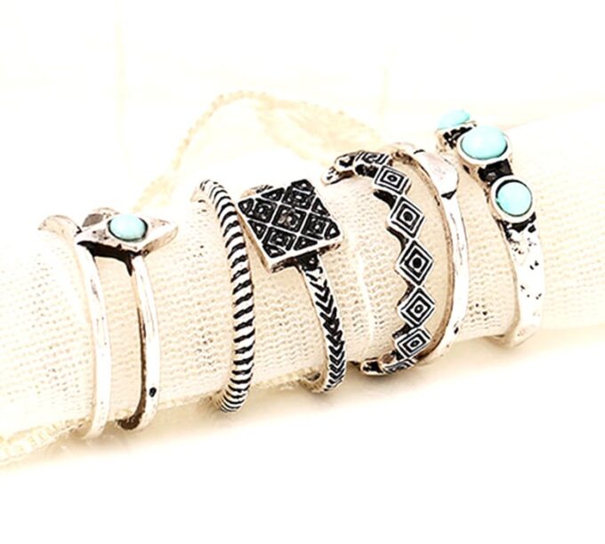 N5241b SET BAGUES BOHEME