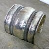 N5300 Bracelet manchette large artisanal tribal indien kuchi ottoman