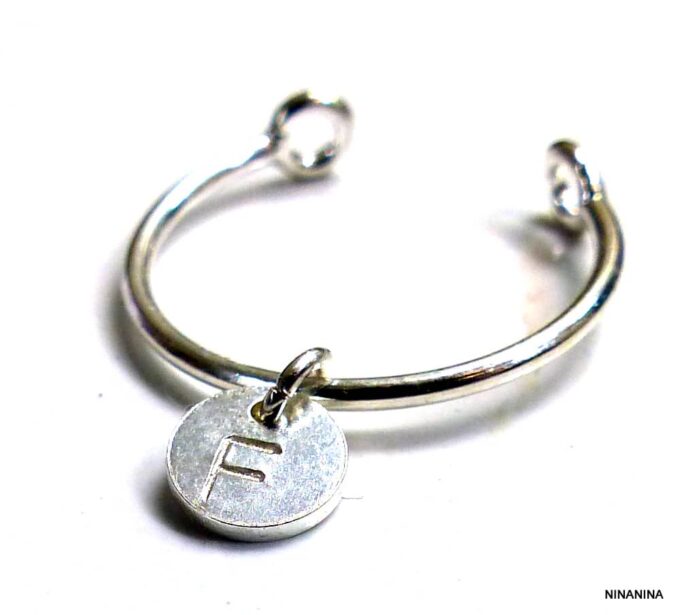 N5306b bague argent massif personnalisée