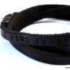 N5354 Bracelet homme wrap infini cuir 3 tours personnalisé fermoir acier inoxydable