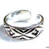 N5412b Bague de pied orteil phalange argent 925 massif