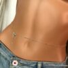 N5434 Chaine tour de taille Argent 925 pour femme - Bijoux de corps en ligne Ninanina