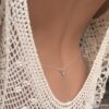 N5434a Chaine tour de taille Argent 925 massif pour femme - Bijoux Chaines en ligne Ninanina