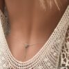 N5434b Chaine tour de taille Argent 925 massif pour femme - Bijoux Chaines en ligne Ninanina