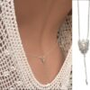 N5434c Chaine tour de taille Argent 925 massif pour femme - Bijoux Chaines en ligne Ninanina