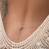 N5434d Chaine tour de taille Argent 925 massif pour femme - Bijoux Chaines en ligne Ninanina