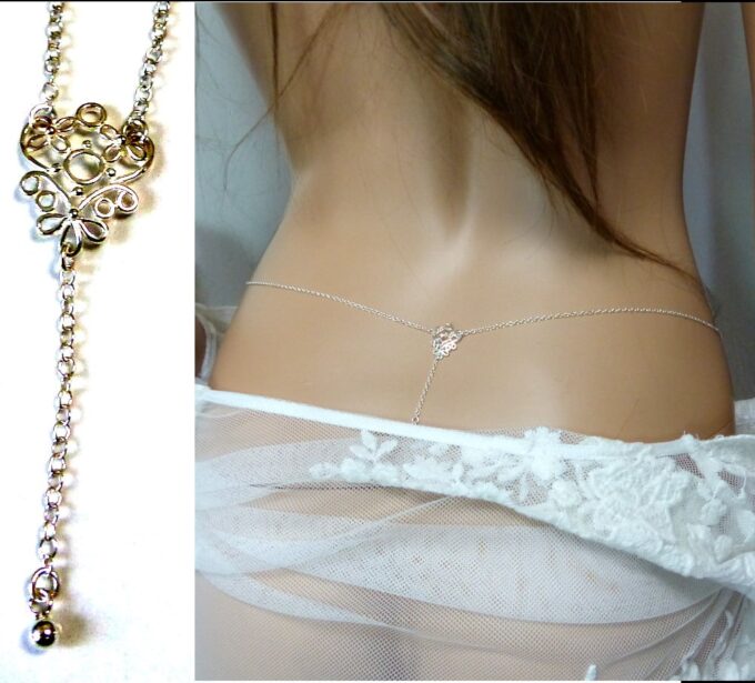 N5434e Chaine de taille en argent massif