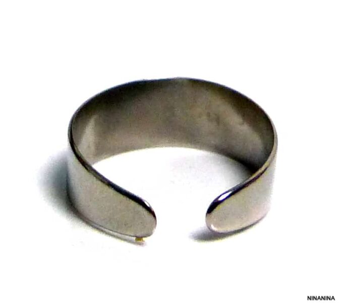 N5438b bague de pied femme homme anneau acier inoxydable