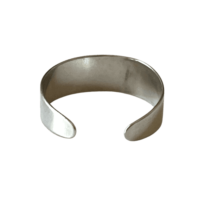N5438h Bague de pied Homme ou Femme Acier inoxydable argenté lisse - Bijoux Bagues d'orteil en ligne hommes et femmes Ninanina