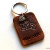 N5518 porte clé homme cuir moto personnalisé NINANINA
