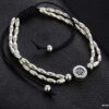 N5541C bracelet de pied étoile de mer métal argent NINANINA