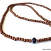 N5555c Sautoir perle en bois homme - Collier long lapis lazuli - Bijoux Colliers en ligne Ninanina