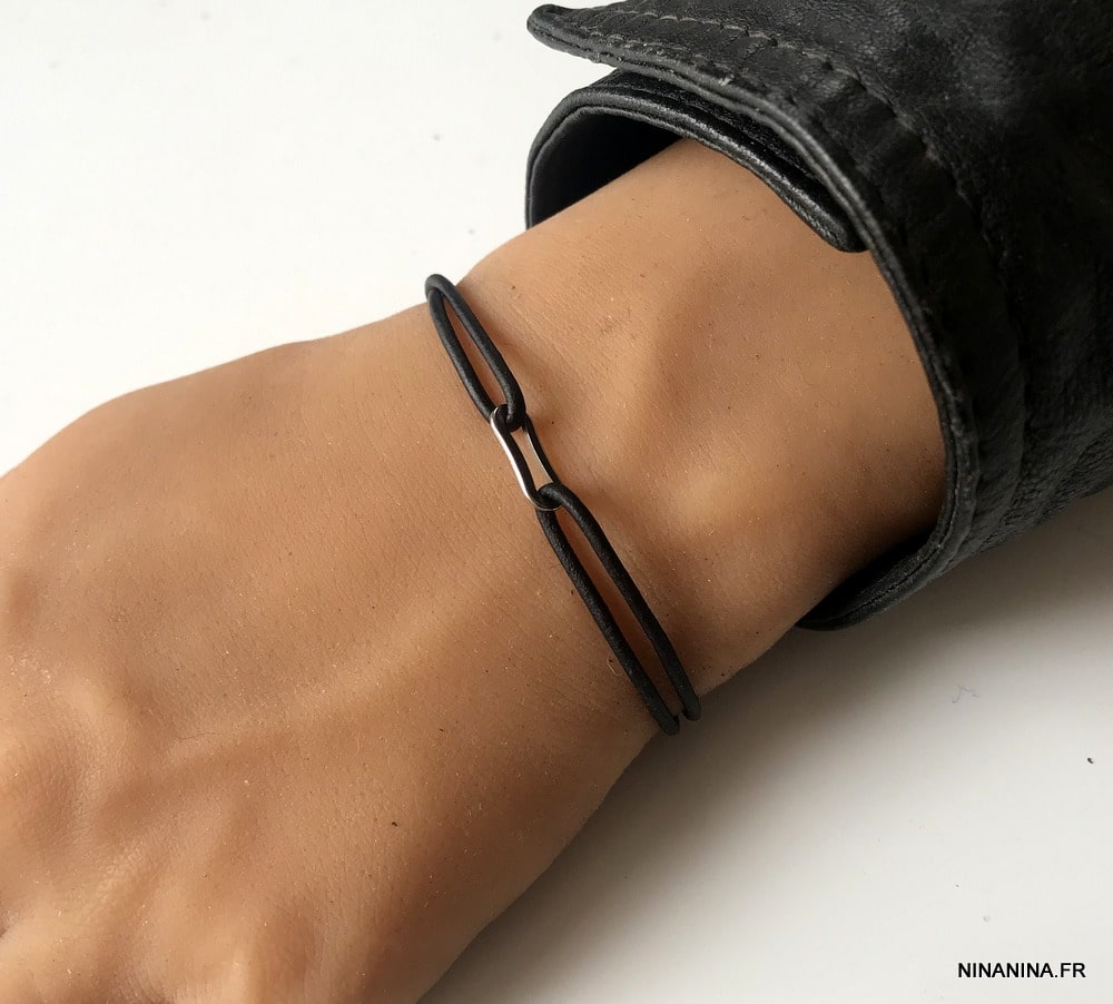 Bracelet Brésilien Homme Cordon en Cuir - Brasiliana