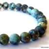 N5658h Bracelet homme strech mala turquoises africaines personnalisé - Bijoux Bracelets en ligne NINANINA