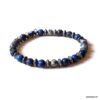 N5669j Bracelet perle bleu homme perle jaspe 6mm elastique - Bijoux Bracelets en ligne Ninanina