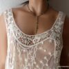 N5920f Collier pierres précieuses émeraude naturelle brutes et métal noir - Bijoux Colliers en ligne Ninanina
