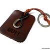 N5940a_Porte_cle_homme_cuir_infini_metal_noir_grave_OUI_personnalise_-_Bijoux_Accessoires_en_ligne_Ninanina