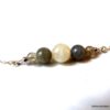 N5952c Collier Chaine pierres fines pierre de lune et labradorite argent massif - Bijoux Colliers en ligne Ninanina
