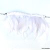 N5961b Bracelet chaine de cheville bohème plumes et acier inoxydable - Bijoux Bracelets en ligne Ninanina