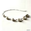 N5989 Bracelet Pierre de lune naturelle perles et argent 925 - Bijoux Bracelets en ligne ninanina