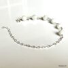 N5989d Bracelet Pierre de lune naturelle perles et argent 925 - Bijoux Bracelets en ligne ninanina