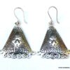 N5997 Boucles d'oreilles tribales boheme ethnique argent 925 massif - Bijoux Boucle en ligne Ninanina