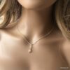 N6077c Collier citrine véritable chaine serpent Argent 925 massif - Bijoux Colliers en ligne Ninanina