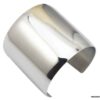 N6081b Manchette argentée large en acier inoxydable argenté - Bijoux Bracelets en ligne Ninanina