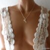N6105a Collier chaine pendentif italie acier argenté - Bijoux Colliers en ligne Ninanina