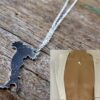 N6105b Collier chaine pendentif italie acier argenté - Bijoux Colliers en ligne Ninanina
