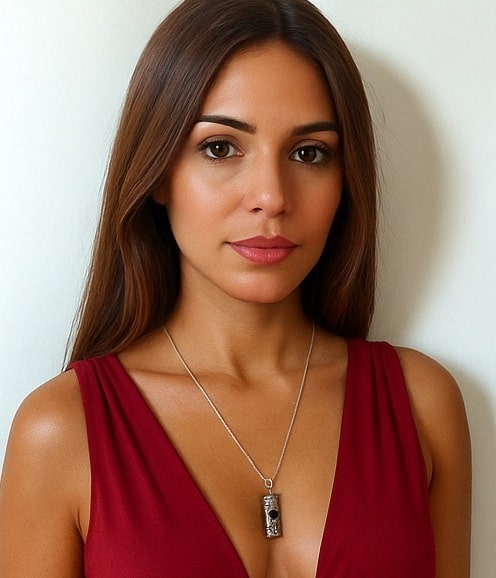 N6145b Bijou funéraire pendentif urne artisanal - Collier Argent 925 et onyx noire véritable - Bijoux Colliers cinéraires en ligne Ninanina