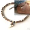 N6214 Bracelet de cheville ethnique pendentif dent de requin homme - Bijouxde pied Ninanina