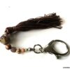 N6230a Bijou de sac boheme pompon marron – Accessoires en ligne Ninanina