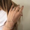 N6243e Bracelet Bague mariage Argent 925 massif Pierre de Lune - Bijoux Bracelets en ligne Ninanina