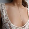 N6245c Collier lasso Chaine Plaqué Or gold filled - Bijoux Colliers en ligne Ninanina