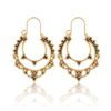 N6250A Boucles D'oreilles ethniques chic longues forme triangle - Bijoux Boucle d'oreille en ligne Ninanina